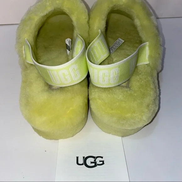UGG Slippers Fluff Yeah Slide Poppy New size 10 - Picture 7 of 7